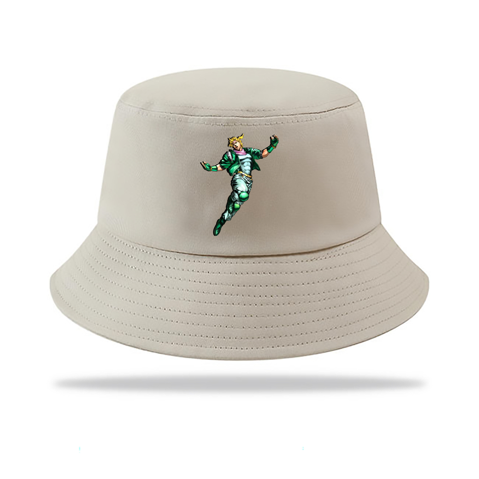 （画像用） ジョジョの奇妙な冒険 ディオ?ブランドー JoJo's Bizarre Adventure Dio Brando アウトドア日除けバケットハット